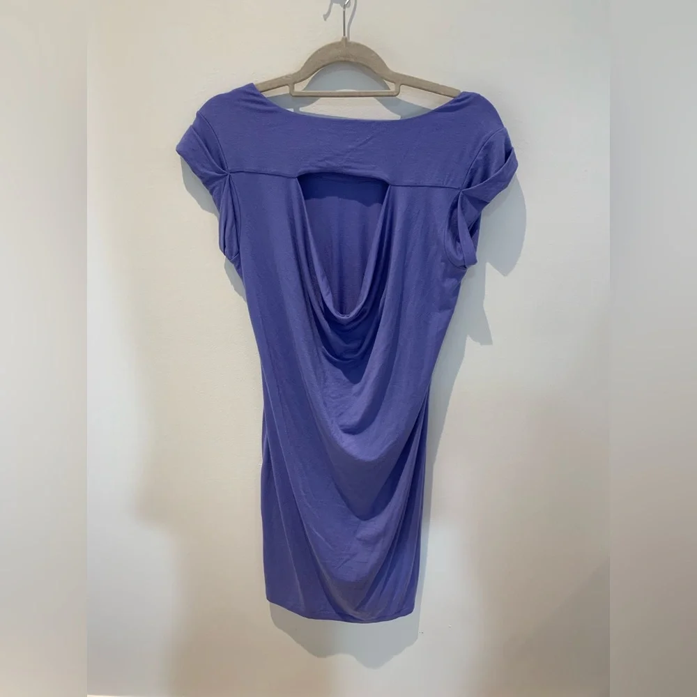 Athleta Charisma Women's Purple Knit Dress~ Peek‎ A Boo Back Size Medium - Picture 10 of 11